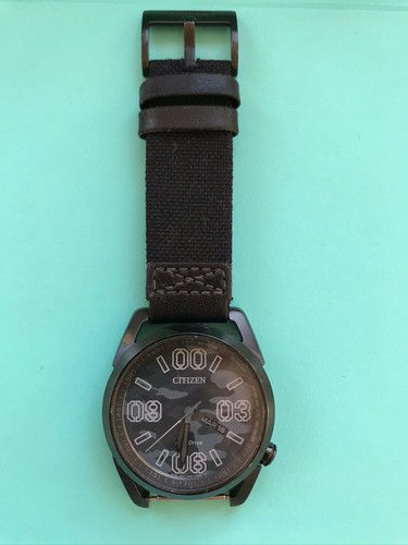 NEW BATTERY! - CITIZEN J800 CAMOUFLAGE DIAL GN-4W-S Movement DAY / DATE  400008989831 | eBay