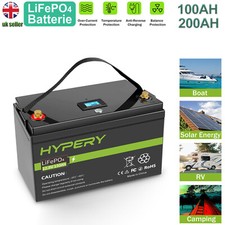 300AH 150AH 12-24V Lithium LiFePO4 Battery Rechargeable Deep Cycle Solar RV Home