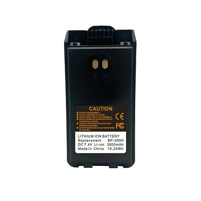 BP-280 2600mAh Li-ion Battery for IC-F2000D IC-F2000S IC-F2000T Two Way Radio