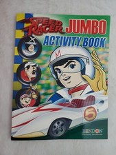 2008 Speed Racer Jumbo Activity Coloring Book▪︎Made In The USA▪︎Free Shipping