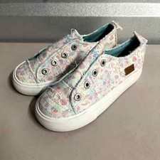 Blowfish Malibu Toddler Pink Unicloud Distressed No Lace Sneakers ZS-0061T US 11