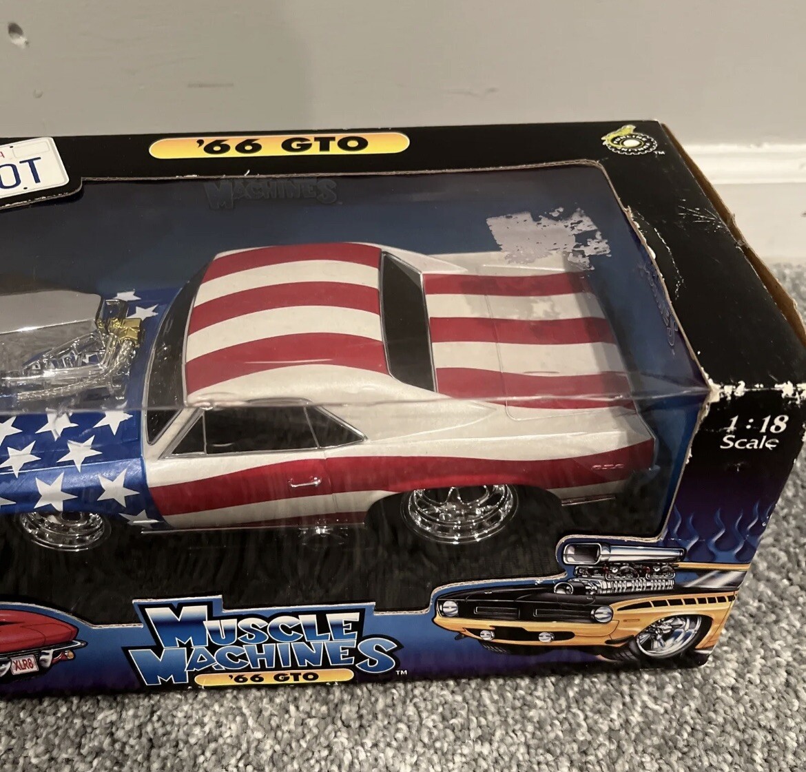 1966 Pontiac GTO - 1:18 Scale - Muscle Machines - NIB | eBay