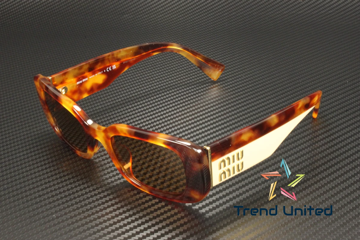 MIU MIU MU 08YS 4BW2Z1 Light Havana Brown 51 mm Women s Sunglasses