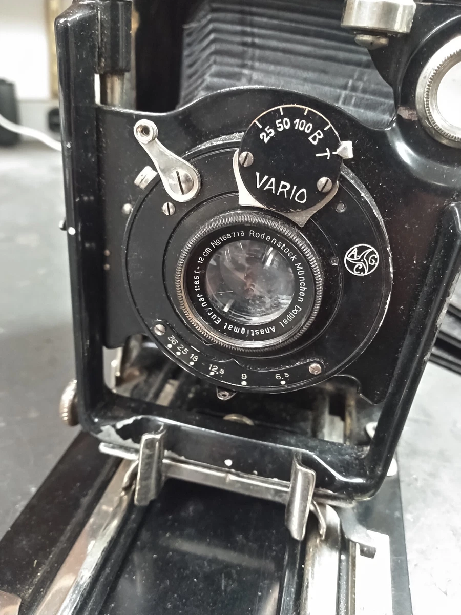 Appareil Photo Ancien Gallus – Chambre Pliante à Soufflet, Optique Hermagis Paris, RARE