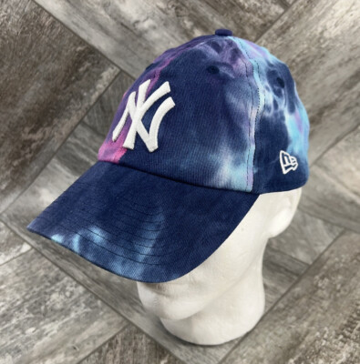 New York Yankees Baseball Cap Hat Adjustable Strap Tie Dye