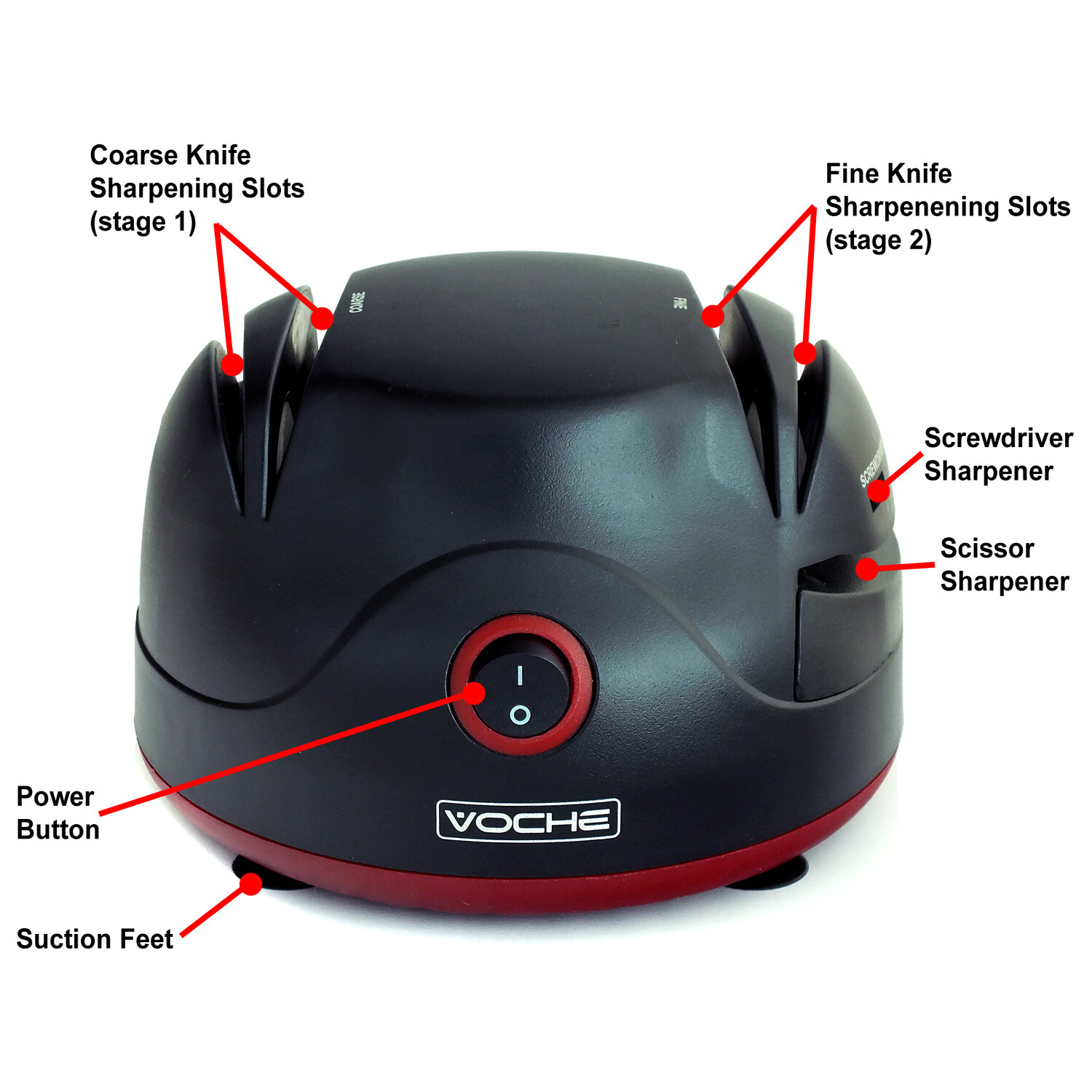 Electric Knife Sharpener Honer Sharpening Kitchen Knives Scissors