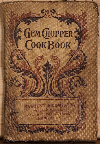 Vintage Gem Chopper Cookbook NY Miller Hardware Co 1902 - Picture 1 of 9