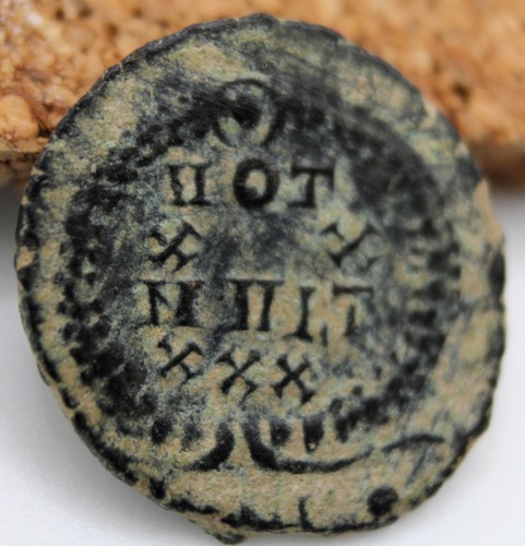 Roman Imperial | Constans I | AE4 | Nicomedia | 347-348 CE | VOT XX MVLT XXX - Picture 5 of 8