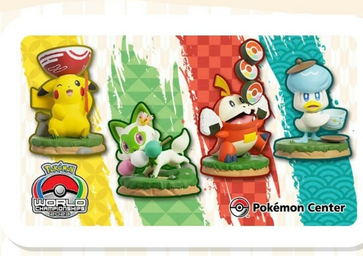 Pokemon Center sprigatito fuecoco Quaxly figure WCS 2023 | eBay