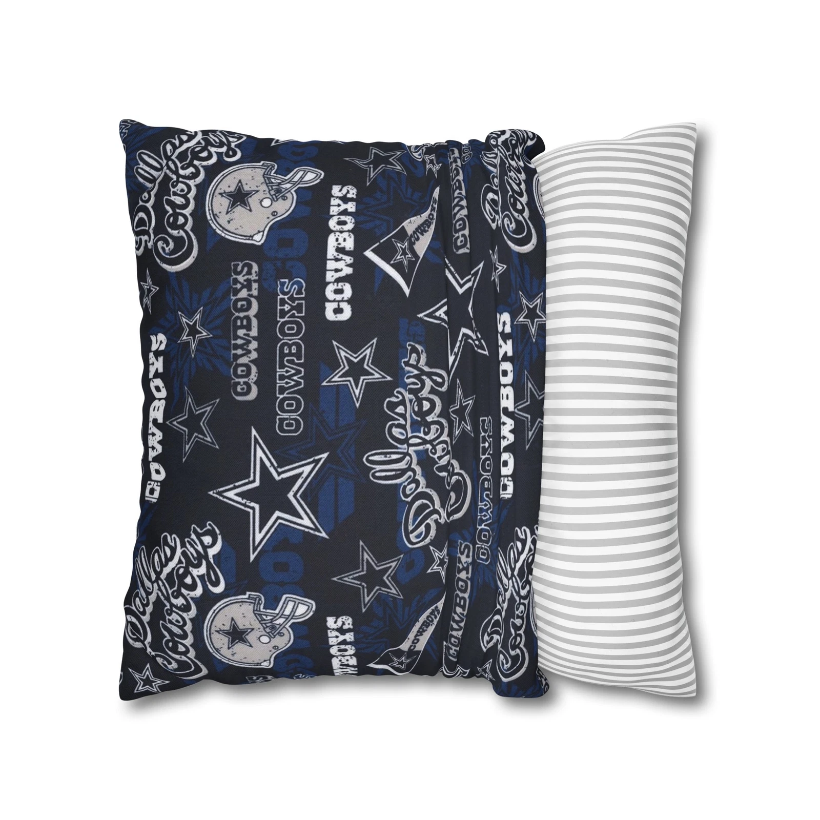 Dallas Cowboys Spun Throw Pillowcase