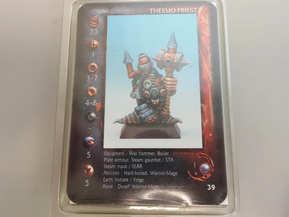 Rackham Miniatures: Confrontation - Thermo-Priest (NiB, oop metal) - Image 4 of 4