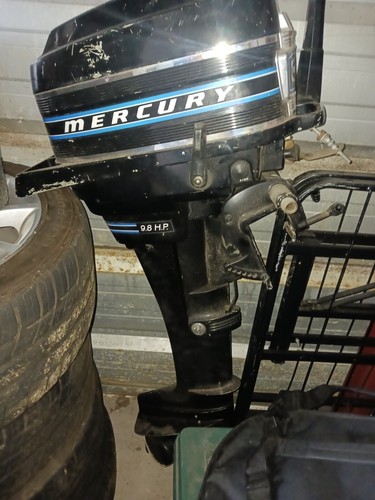 Mercury 110 9.8 hp outboard boat motor Complete Used 110 CC