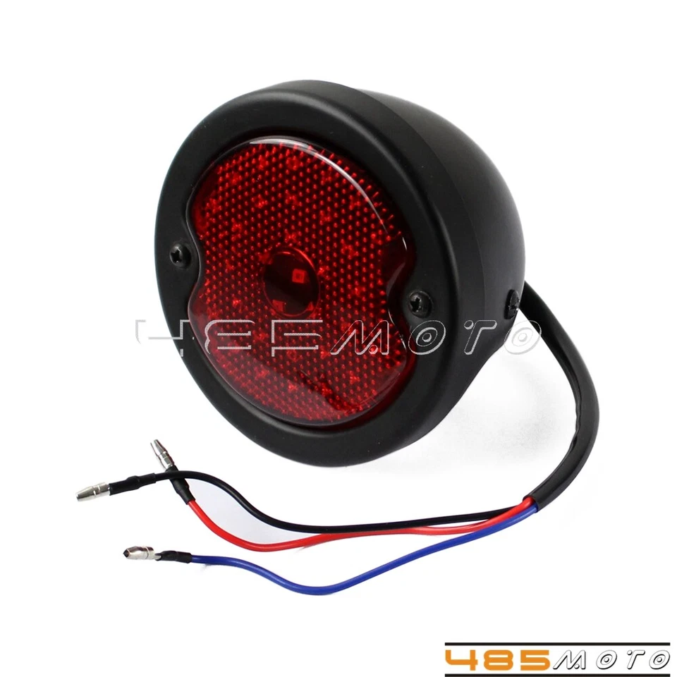 Black Retro Brake Stop LED Tail Light For 1933-1936 Model 40 48 68 Base Ford Car — 第 3/4 张图片
