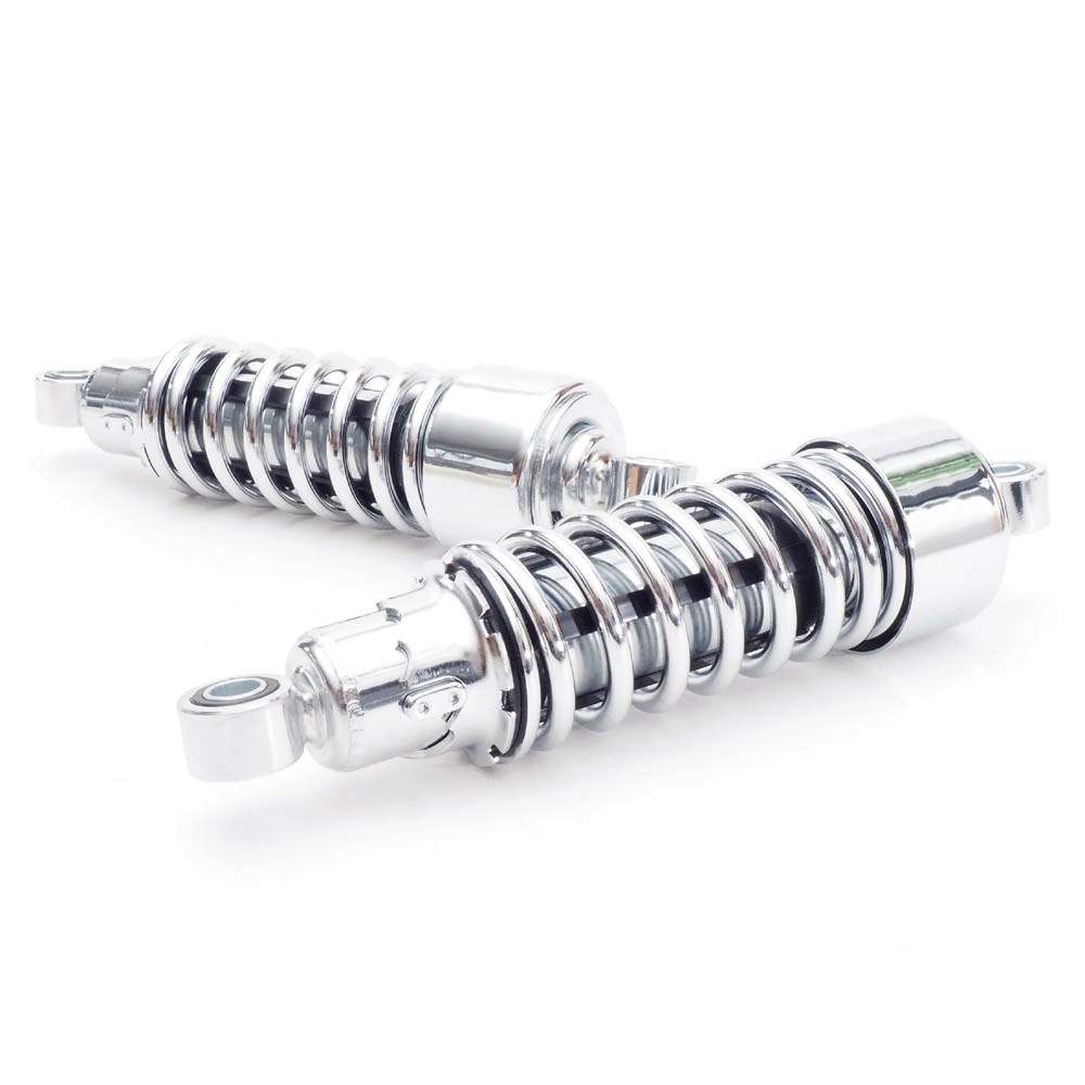 Stoßdämpfer Paar 10,5" chrom passend für Harley-Davidson Sportster 883 1200 XL