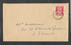 JERSEY 1941 GERMAN OCC PERIOD 1d RED COAT OF ARMS PLAIN FDC 'BERESFORD ST' FDDS.