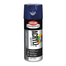 Krylon Industrial K01901a07 Spray Paint, Regal Blue, Gloss, Solvent, 12 Oz