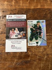 Mats Zuccarello IP Signed Upper Deck Allure Card JSA Coa Wild Autographed