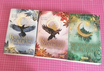 Julia Kuhn - Ravenhall Academy 1&2 + Moonlight Academy 1 mit Farbschnitt