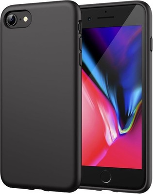 Silicone Case for iPhone SE 3/2 (2022/2020 Edition), iPhone 8 and iPhone 7, Blac