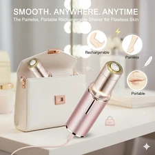 Ladies Electric Shaver for Bikini Trimming and Body Hair Removal
