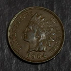 1904 Indian Cent XF Lot F 922
