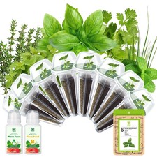 Herb Seed Pod Kit With Basil Mint Thyme Mixed, Grow Anything Seed Starter Pod... 26.24 per gallon