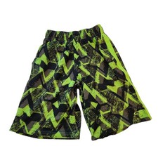Champion Boys Athletic Shorts Size M 8-10 Neon Green Lined Basketball