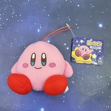 Smiling Kirby Limpiador de Pantalla Premio Peluche con Etiquetas Oficial Nintendo HAL