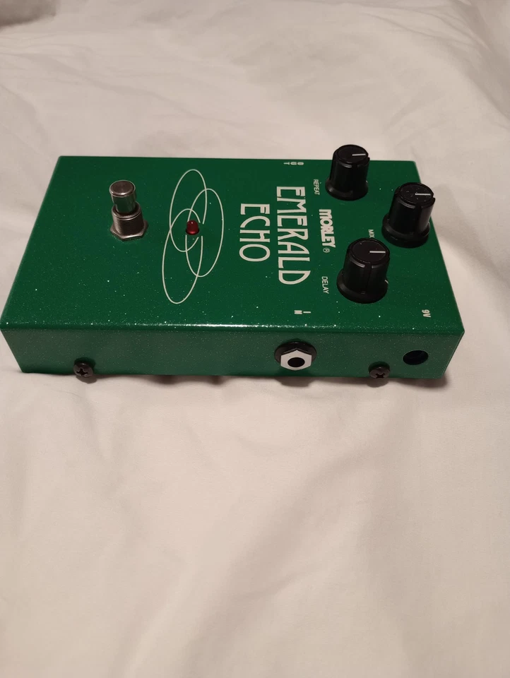 Pedal efecto retardo reverberación analógico vintage Morley Emerald Echo 1997  Foto 4 de 4