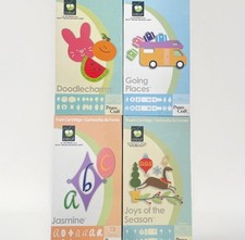 CRICUT Cartridges Lot 4: GOING PLACES doodle charms JASMINE joys of Season