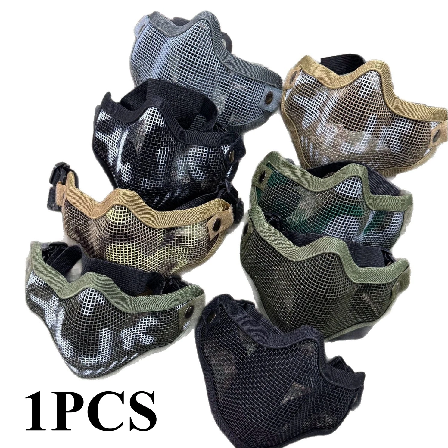 Breathable High-Quality Ergonomic Secure V1 Steel Wire Mask Double Strap Version