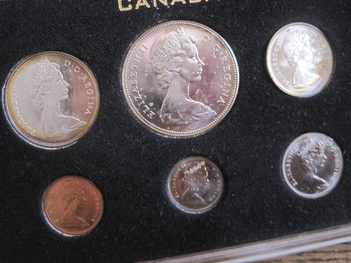 1867-1967 Canada Mint Coins Confederation Uncirculated Proof-Like 6pc. Set