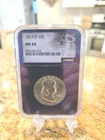 1953 D Franklin Half Dollar NGC MS65 Silver Coin 50C US Mint