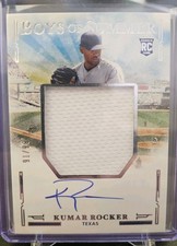 2025 Boys of Summer Kumar Rocker Auto Texas Rangers JMS-KR Patch RC MLB /99