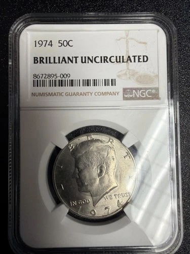 NGC 1974 50 Cent Brilliant Uncirculated Coin