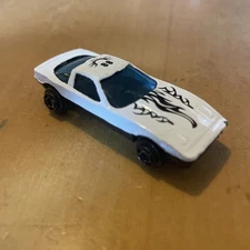 Hunson Trading White Loose Diecast Car W/ Black Design #88