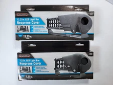 2 TRAVELLER Universal LED Light Bar Neoprene Cover Weather Protective Fit 13.25"