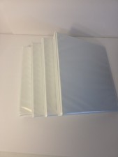 4 Piece Set 1" White 3-ring Binders