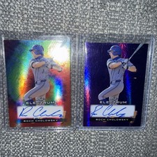 2024 Leaf Electrum Roch Cholowsky Auto Lot 2 Card /25 Rare! #1 Pick MLB Draft