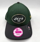 New Era Women's NFL NY Jets 9 Forty Adjustable Strapback Hat Green and Black