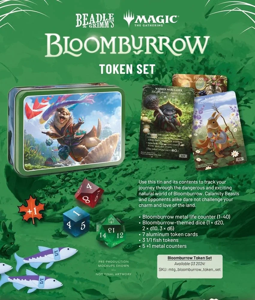 s*u様 BLOOMBURROW TOKEN SET Beadle & Grimm Bloomburrow Token Set New (SEALED) | eBay