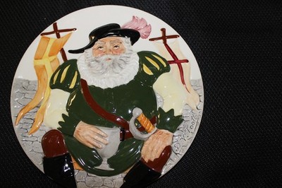 Falstaff Toby Plate 1985 Davenport Pottery Co. by Douglas V. Tootle