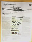 4 Spitfire aircraft kits Mk Vb, XVI E, (2) Mk 22 Testors Heller Hawk NOS 1:72 — photo 5