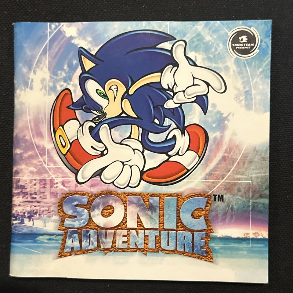 Sonic Adventure • Sega Dreamcast Game + Manual (1998) PAL • Complete CIB • VGC - Image 3 of 4