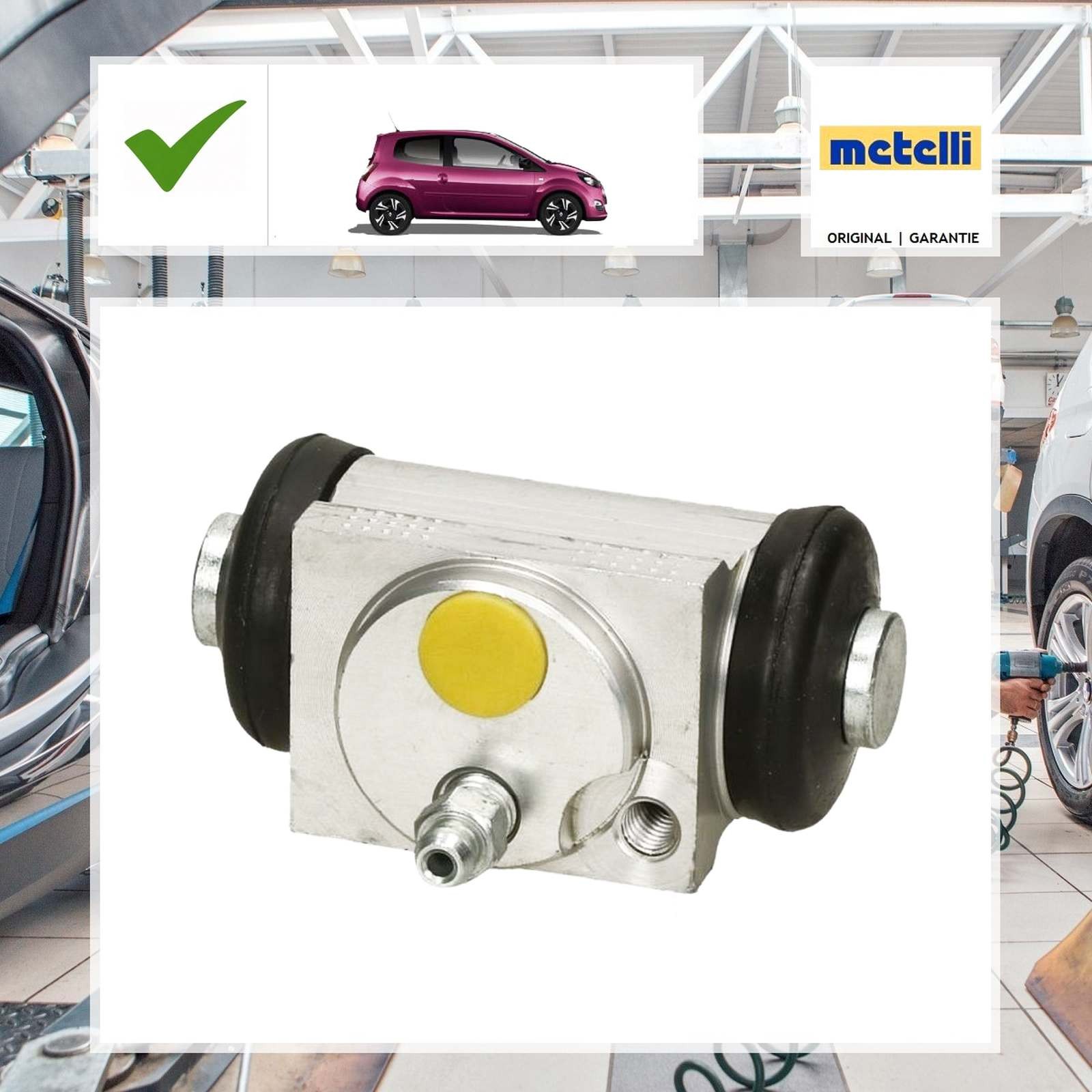 Radbremszylinder Metelli 04-0979 für Renault