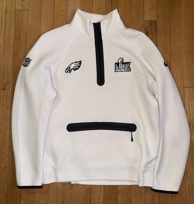 Philadelphia Eagles Nike Super Bowl LIX 59 Quarter Zip Pullover Men s Large