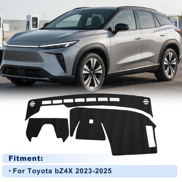 FüR Toyota Bz4X 2023-2025 Armaturenbrett-Abdeckung Kunstleder Mit Hud-image