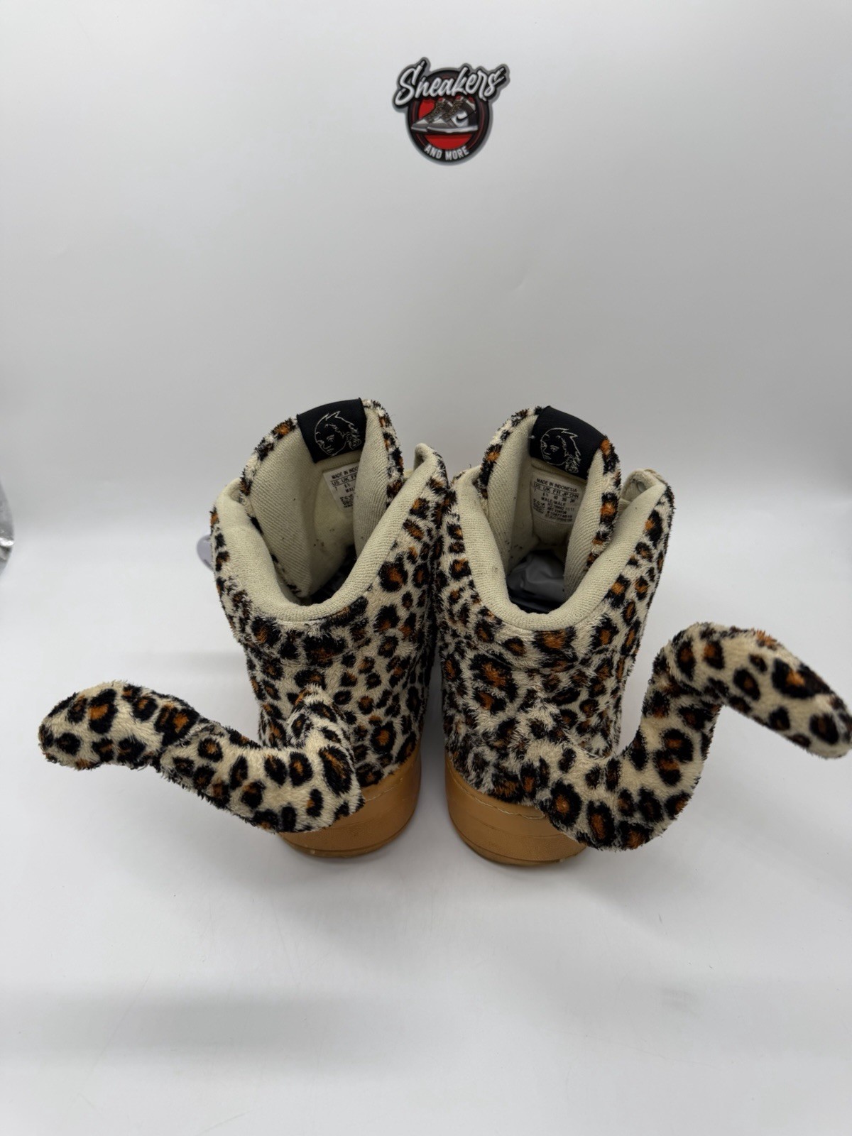 adidas gazelle silver green womens JEREMY SCOTT x ADIDAS Size 12 Beige Black Orange Animal Print Fabric H   Sui Generis Designer Consignment