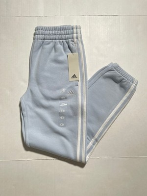 NWT Girls Adidas Joggers Blue Fleece - Size Large - FREE SHIPPING 