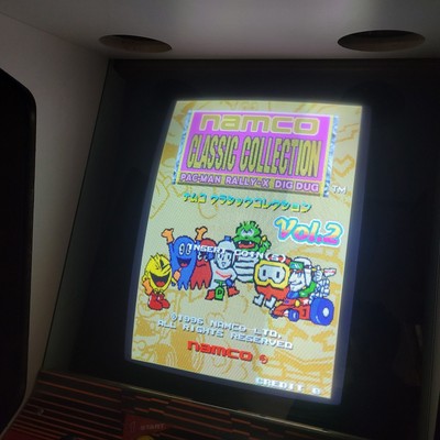Vintage Namco Classic Games 2 Arcade Game Cabinet Machine 1998